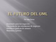 EL FUTURO DEL UML