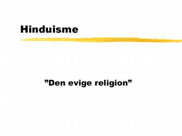 Hinduisme