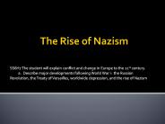 The Rise of Nazism