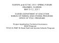 FASFEPA and ECTAC 2011 SPRING FORUM ORLANDO, FLORIDA MAY 9-12, 2011 FLORIDA DEPARTMENT OF EDUCATION BUREAU OF FEDERAL EDUCATIONAL PROGRAMS OFFICE OF TITLE I PROGRAMS PowerPoint PPT Presentation