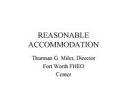 REASONABLE ACCOMMODATION