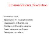 Environnements d'ex