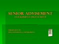 Senior Advisement Stockbridge High School PowerPoint PPT Presentation