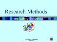 Research Methods PowerPoint PPT Presentation
