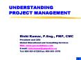 UNDERSTANDING PROJECT MANAGEMENT PowerPoint PPT Presentation