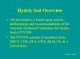 Hydric Soil Overview PowerPoint PPT Presentation