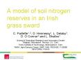 A model of soil nitrogen reserves in an Irish grass sward  PowerPoint PPT Presentation