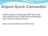 DCA Airport Service