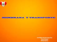 MEMBRANA Y TRANSPORTE