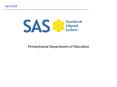 SAS Entry through Curriculum Framework PowerPoint PPT Presentation