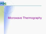 Microwave Thermography