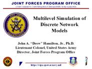 Multilevel Simulation of Discrete Network Models