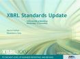 XBRL Standards Update PowerPoint PPT Presentation