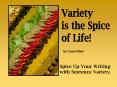 Spice Up Your Writing with Sentence Variety. PowerPoint PPT Presentation