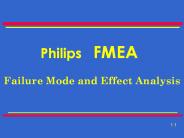 Philips  FMEA