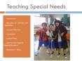 Teaching Special Needs PowerPoint PPT Presentation