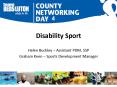 Disability Sport PowerPoint PPT Presentation