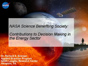 Dr. Richard S. Eckman