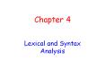 Lexical and Syntax PowerPoint PPT Presentation