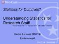 Statistics for Dummies? PowerPoint PPT Presentation