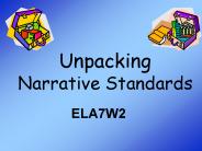 Unpacking Narrative Standards
