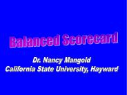 Balanced Scorecard