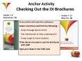 Anchor Activity Checking Out the DI Brochures PowerPoint PPT Presentation