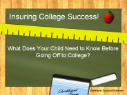 Insuring College Success!