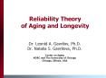 Reliability Theory of Aging and Longevity PowerPoint PPT Presentation
