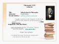 Philosophy 1010 PowerPoint PPT Presentation
