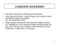LOGISCHES SCHLIESSEN PowerPoint PPT Presentation