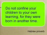 Hebrew proverb