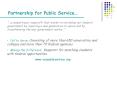 Partnership for Public Service PowerPoint PPT Presentation