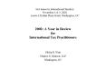 2002: A Year in Review for International Tax Practitioners PowerPoint PPT Presentation