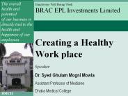 Creating a Healthy Work place