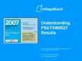 Understanding PSAT/NMSQT Results PowerPoint PPT Presentation