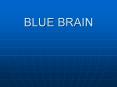 BLUE BRAIN PowerPoint PPT Presentation