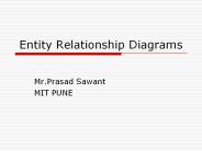 Entity Relationship Diagrams