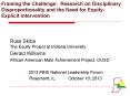 Framing the Challenge: Research on Disciplinary Disproportionality and the Need for Equity-Explicit Intervention PowerPoint PPT Presentation