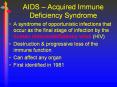 AIDS  PowerPoint PPT Presentation