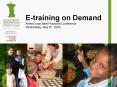 E-training on Demand AmeriCorps Best Practices Conference Wednesday, May 6th, 2009 PowerPoint PPT Presentation