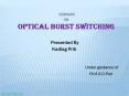 SEMINAR ON Optical Burst Switching PowerPoint PPT Presentation