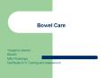 Bowel Care PowerPoint PPT Presentation