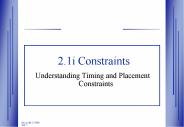 2.1i Constraints
