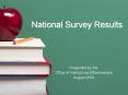 National Survey Results PowerPoint PPT Presentation