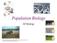 Population Biology PowerPoint PPT Presentation