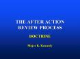 THE AFTER ACTION REVIEW PROCESS PowerPoint PPT Presentation