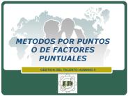 METODOS POR PUNTOS O DE FACTORES PUNTUALES