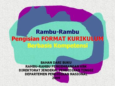 Kurikulum dan Rencana Pembelajaran