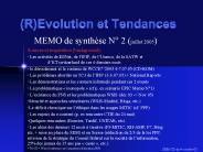 (R)Evolution et Tendances